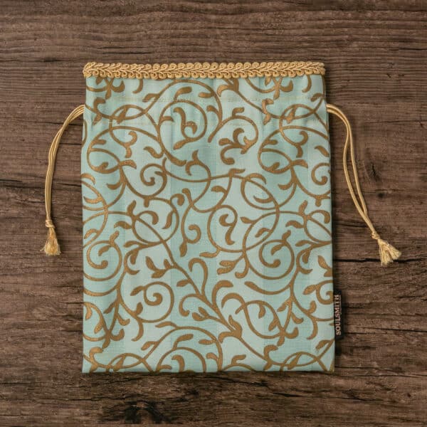 Tarot Bag – Mint Green Windsor Scroll