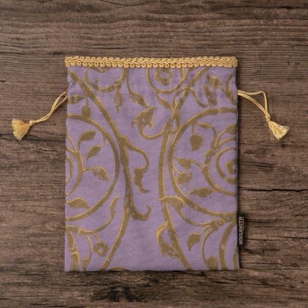Tarot Bag – Purple Windsor Scroll
