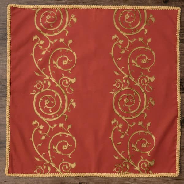 Tarot Cloth Red Regent 002